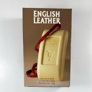 English Leather soap on a rope